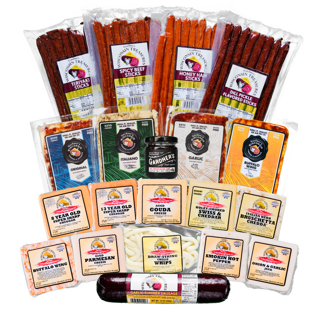 ULTIMATE DELUXE Wisconsin Cheese and Sausage Package *NEW*